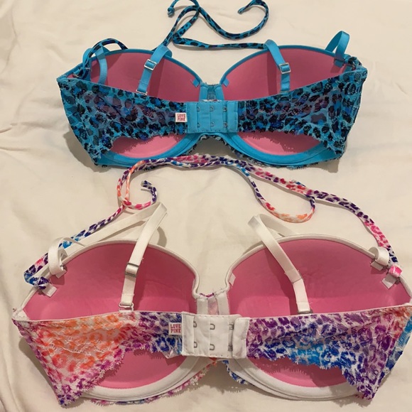 VS Pink push up bras 36D - Picture 2 of 5